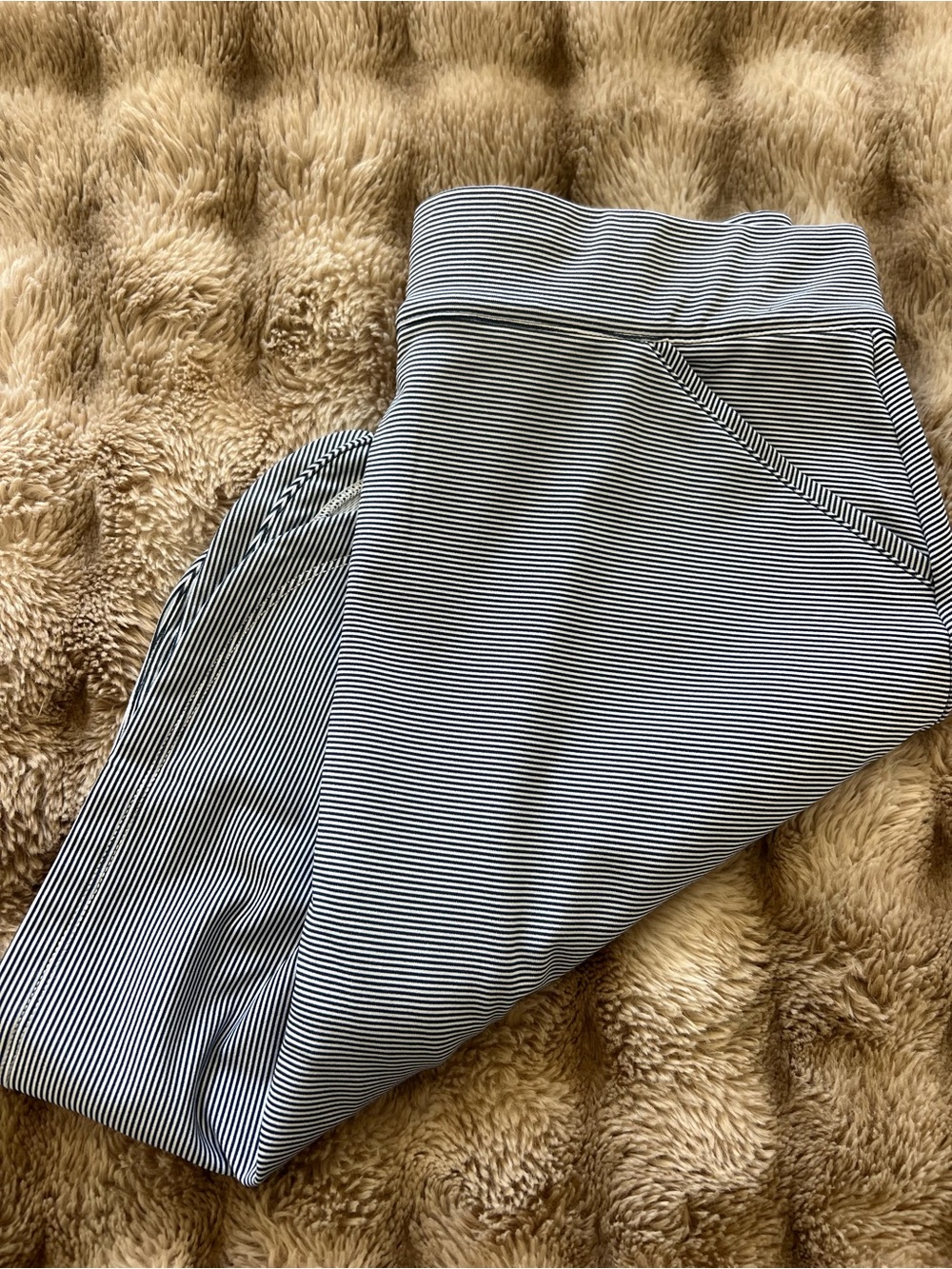 Peter Millar Navy Blue and White Striped Women’s Skirt/Skort